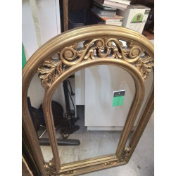 MIROIR MODERNE BORD DORE 