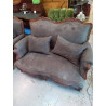 SALON DE STYLE LOUIS XV 2+1+1 GRIS 