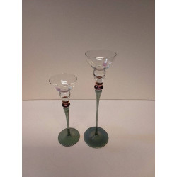 LOT DE 2 BOUGEOIRS  NAGEL 