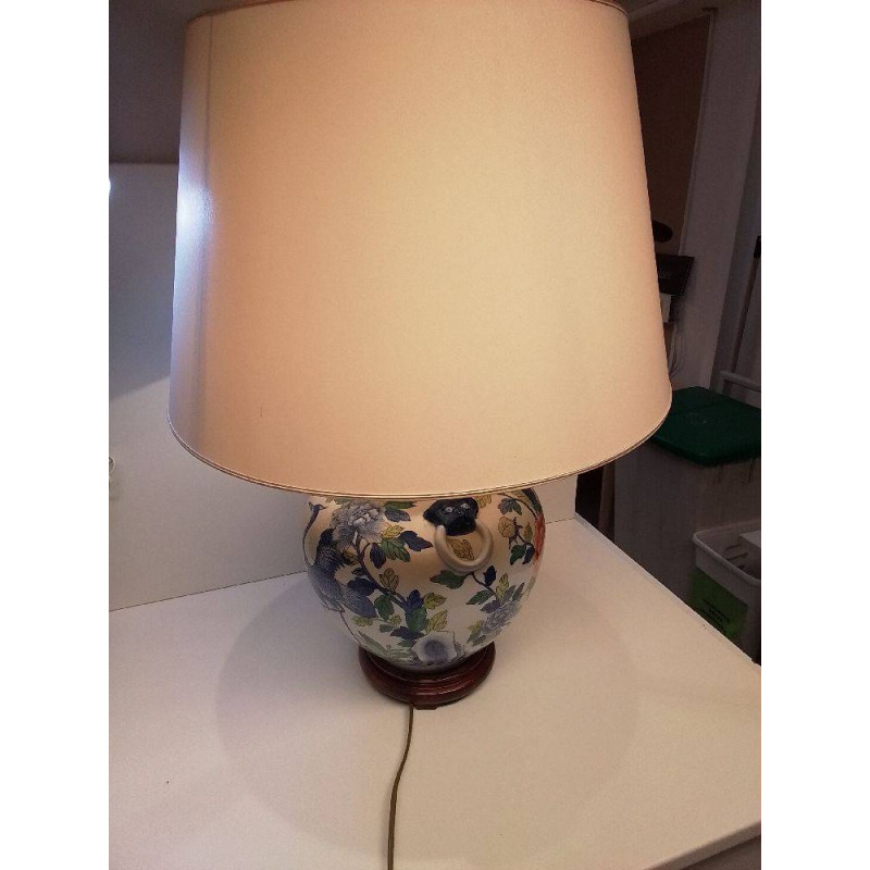 LAMPE A POSER DECORS BLEU ET VERT 