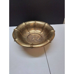PLAT EN LAITON ART DECO