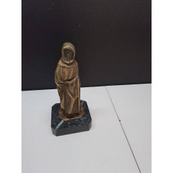 STATUETTE MOINE BRONZE 