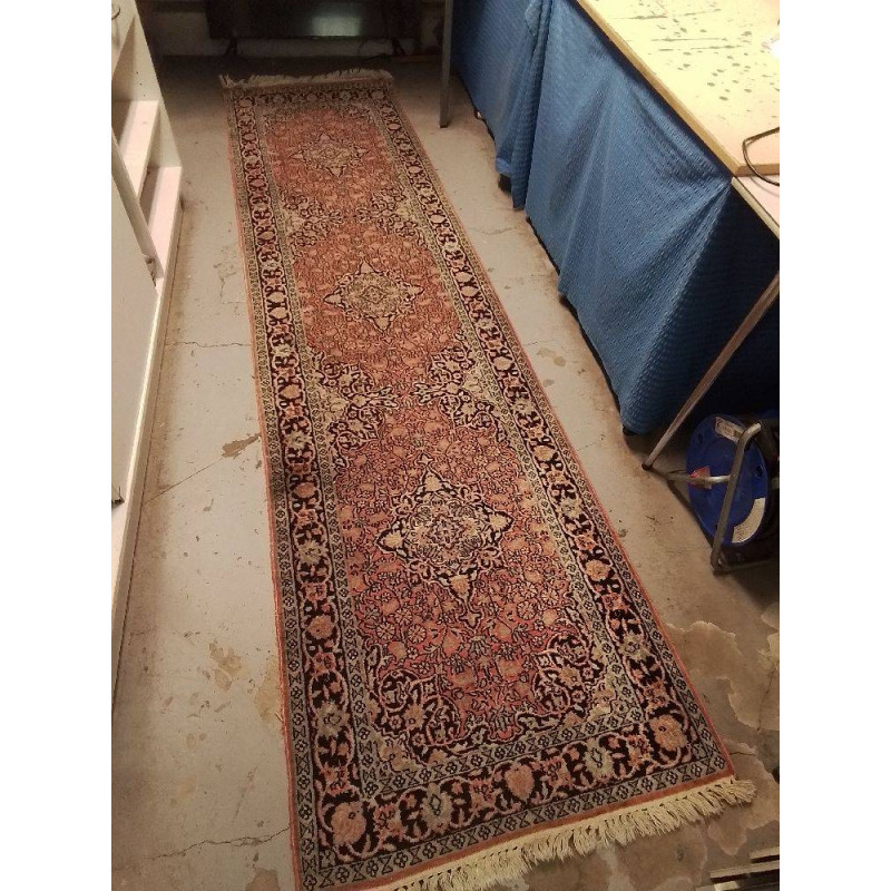 TAPIS DE COULOIR TON ROUGE 3X0,79