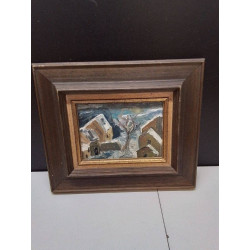 HUILE SUR TOILE PAYSAGE DES...