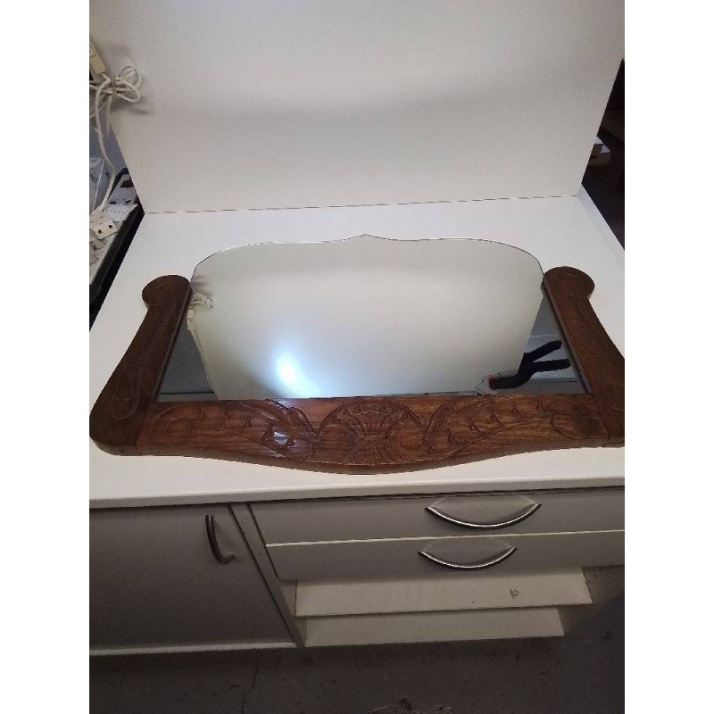 MIROIR ANCIEN BOIS 