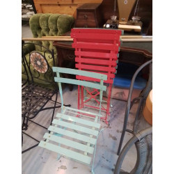 CHAISE METAL COLORÉS 