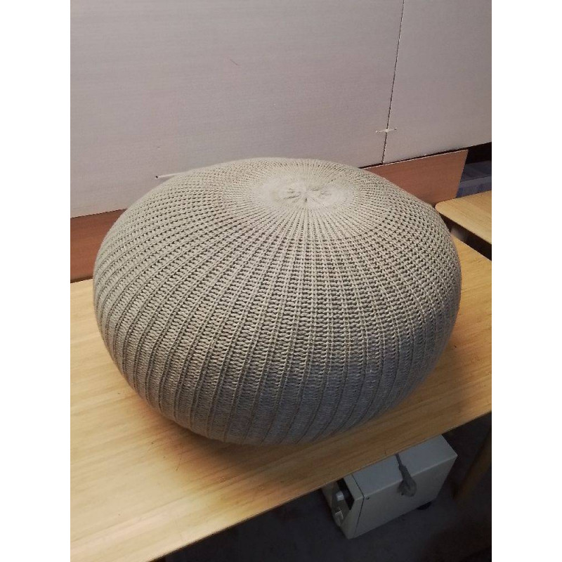 POUF GRIS 