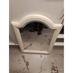 MIROIR BLANC EN BOIS