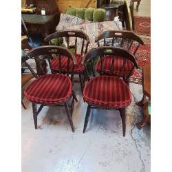 LOT 4 CHAISES EN BOIS...