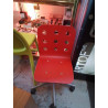 CHAISE ROUGE DE BUREAU 