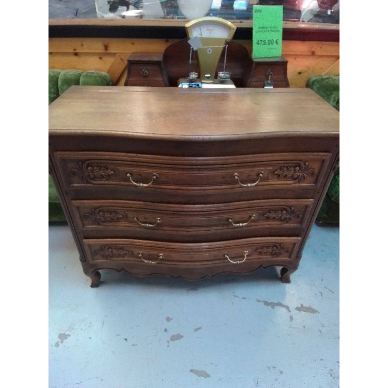 COMMODE 3 TIROIRS STYLE LOUIS XVI 