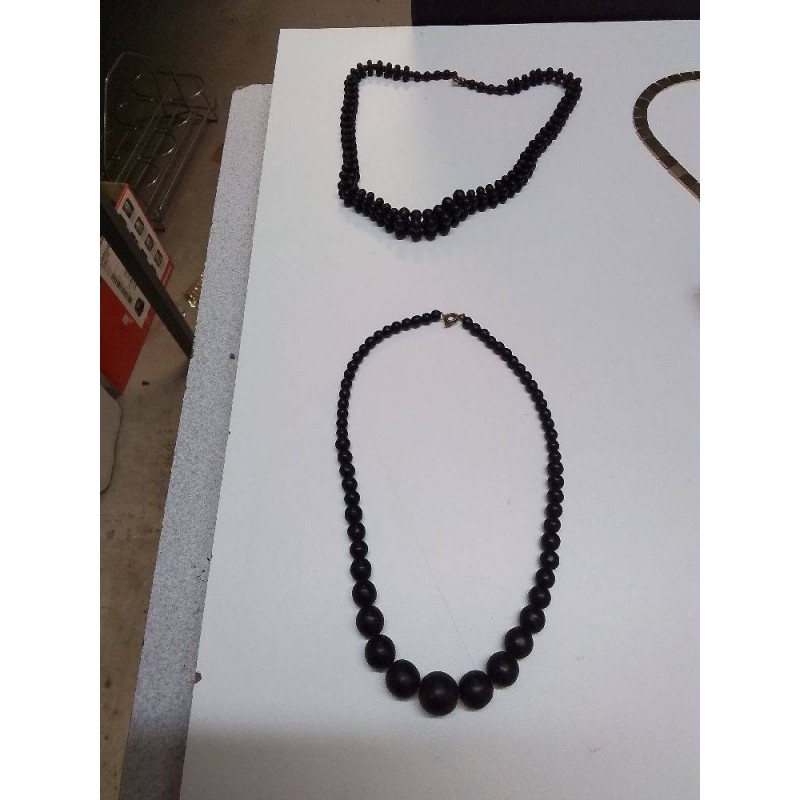 COLLIER PERLE NOIR