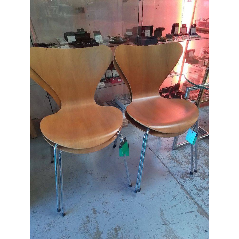 CHAISE BRUNE FRITZ HANSEN LA PIECE