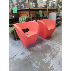 FAUTEUIL ORANGE RONARAD FOR MOROSO VICTORIA AND ALBERT