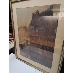 TABLEAU CRAYON SIGNEE