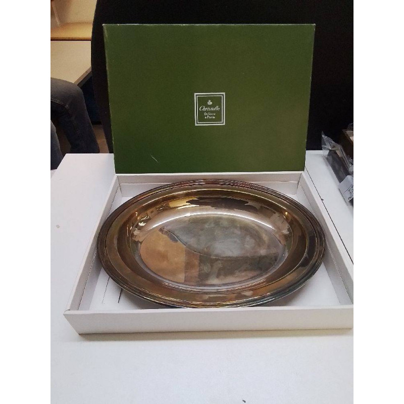 PLAT OVAL CHRISTOFLE 