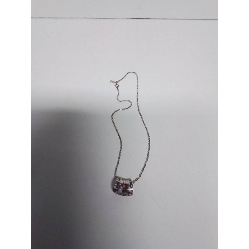 COLLIER ARGENT AGATA