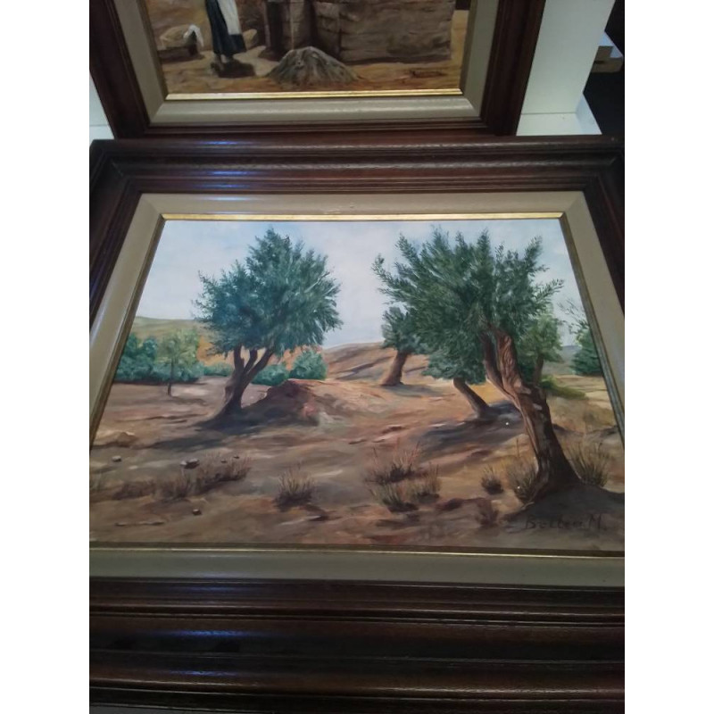 HUILE SUR TOILE SIGNÉE BOLLIRI