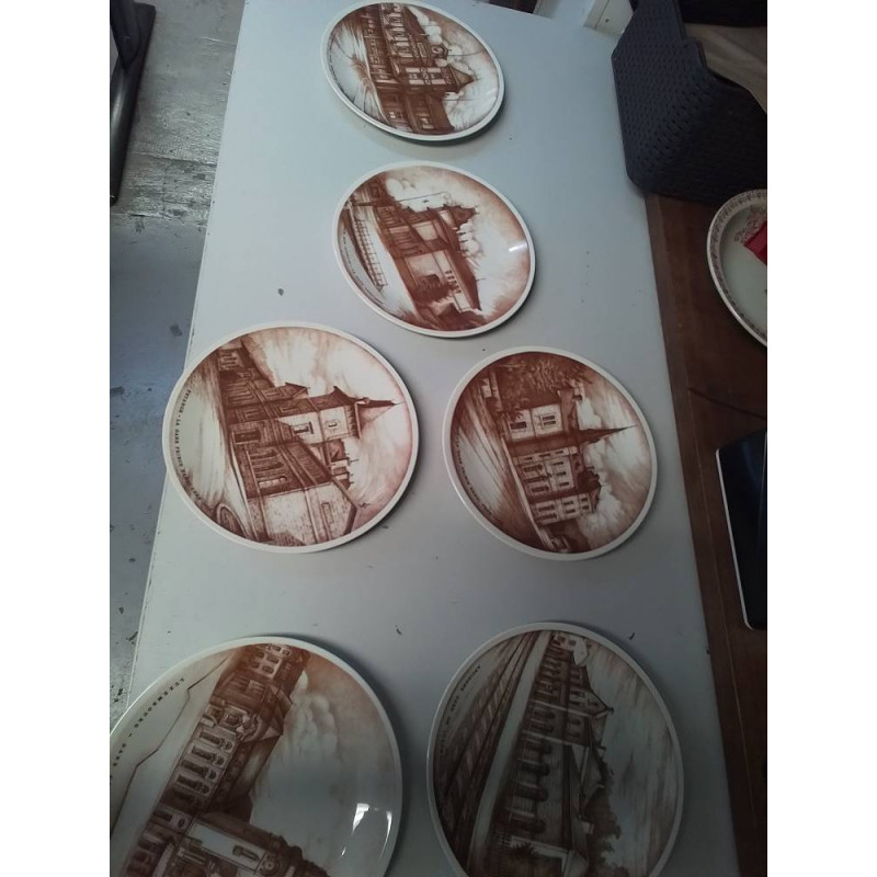 LOT D\'ASSIETTES VILLEROY ET BOCH GARE 