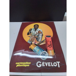 PLAQUE PUBLICITAIRE GEVELOT