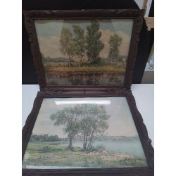 PEINTURE ANCIENNE NATURE 