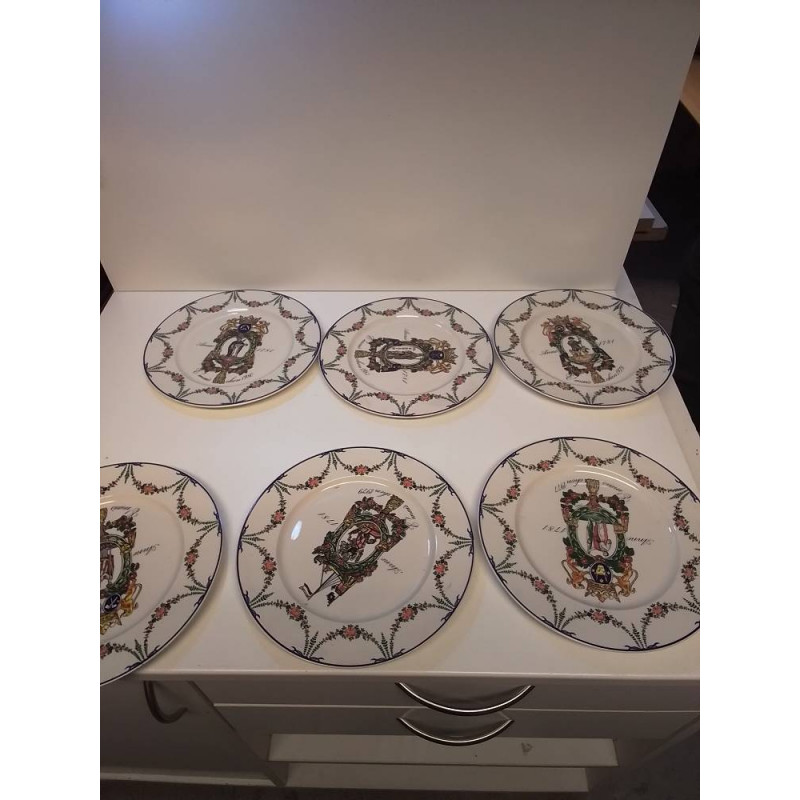 LOT D\'ASSIETTES VILLEROY ET BOCH SEPTFONTAINES 