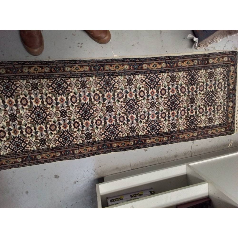 TAPIS DE COULOIR TON BEIGE 190X62