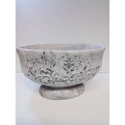 CACHE POT CERAMIQUE GRIS