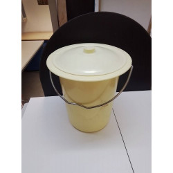 POUBELLE VINTAGE JAUNE