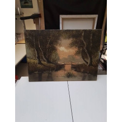 HUILE SUR TOILE SIGNEE