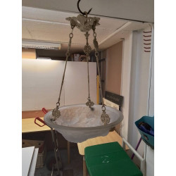 SUSPENSION VERRE ANCIENNE 