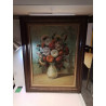HUILE SUR TOILE NATURE MORTE RICCI
