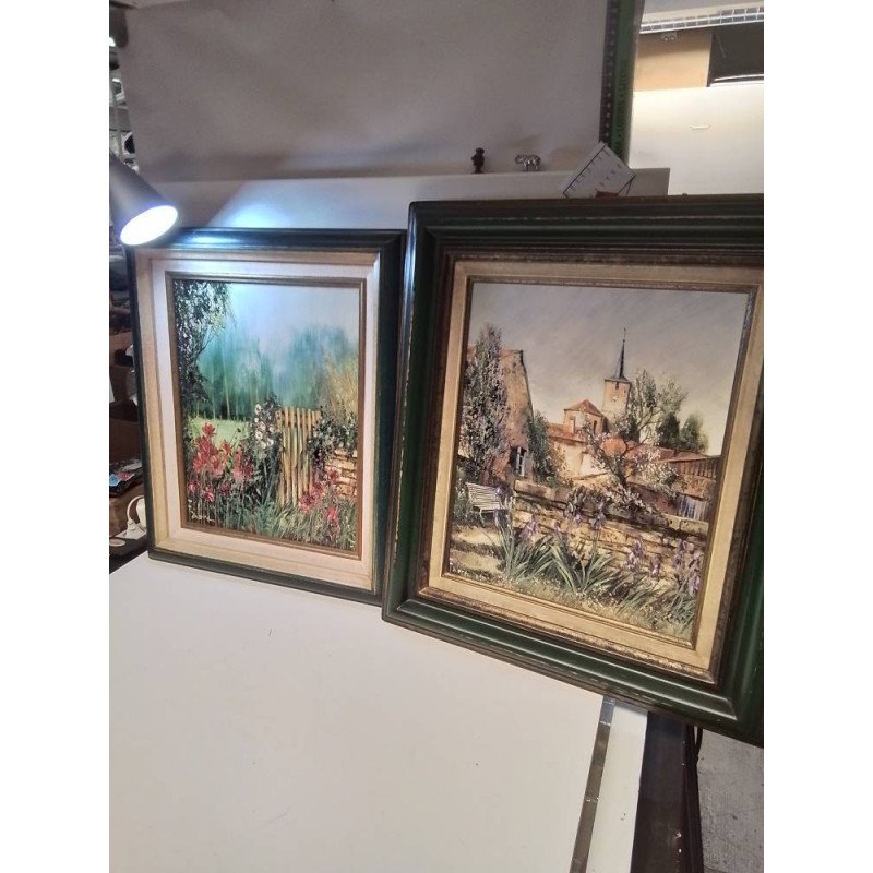 HUILE SUR TOILE SIGNE FABRE LA PIECE