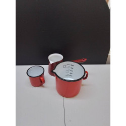 SERVICE ÉMAILLÉES ROUGE