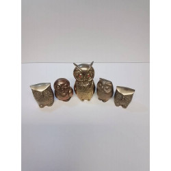 HIBOUX EN METAL LA PIECE 