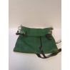 SAC A MAIN CUIR VERT