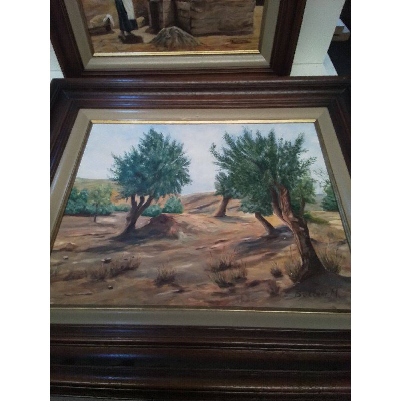 HUILE SUR TOILE SIGNÉE BOLLIRI