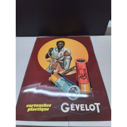 PLAQUE PUBLICITAIRE GEVELOT