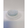LOT D’ASSIETTES EN VERRE 