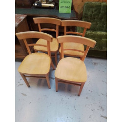 LOT 4 CHAISES STYLE BISTROT