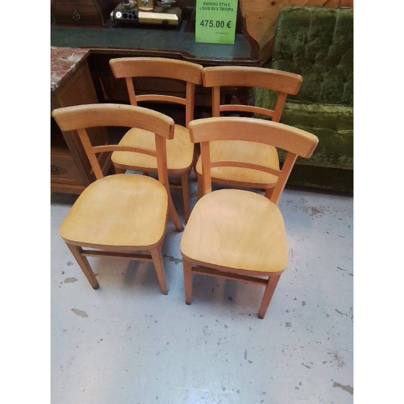LOT 4 CHAISES STYLE BISTROT