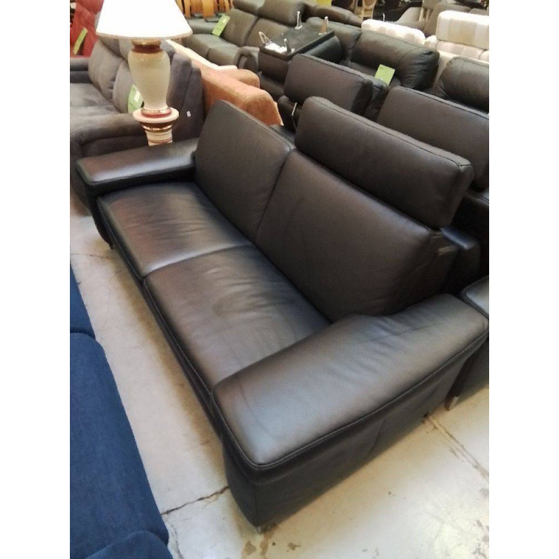 CANAPE 3 PLACES CUIR 