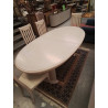 TABLE OVALE + 2 ALLONGES 