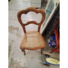 CHAISE ANCIENNE CANNAGE 