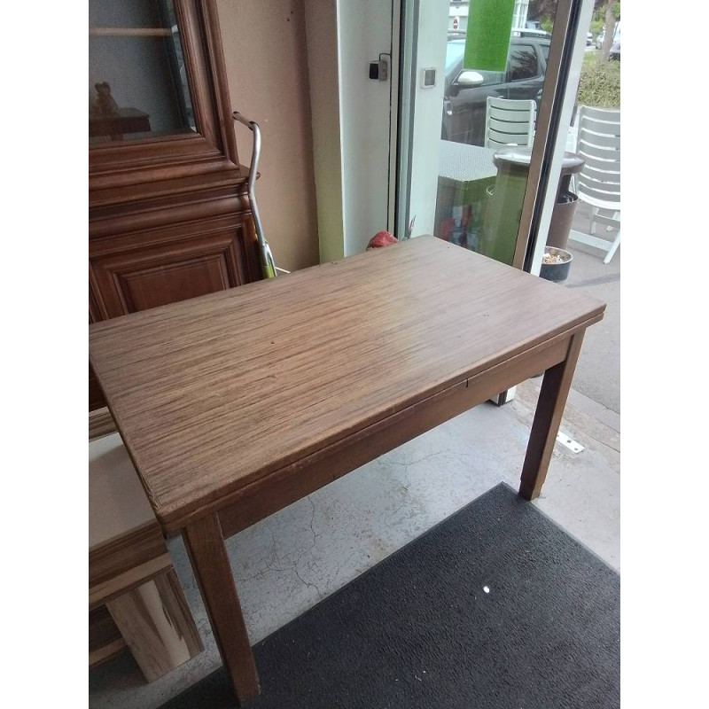 TABLE EN BOIS + 2 ALLONGES 