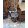 TABLE GIGOGNES METAL RONDE MODERNE 