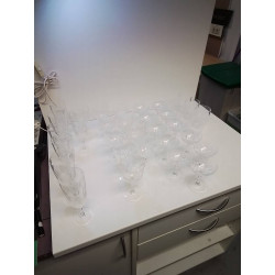 LOT DE VERRES CRISTAL 
