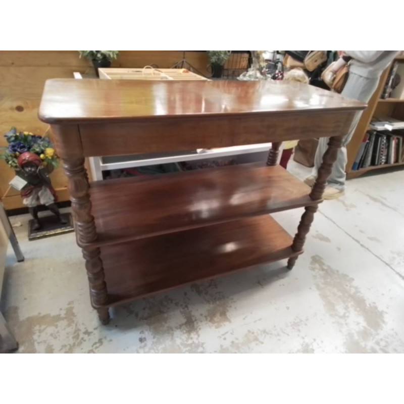 CONSOLE MERISIER 2 TIROIRS 
