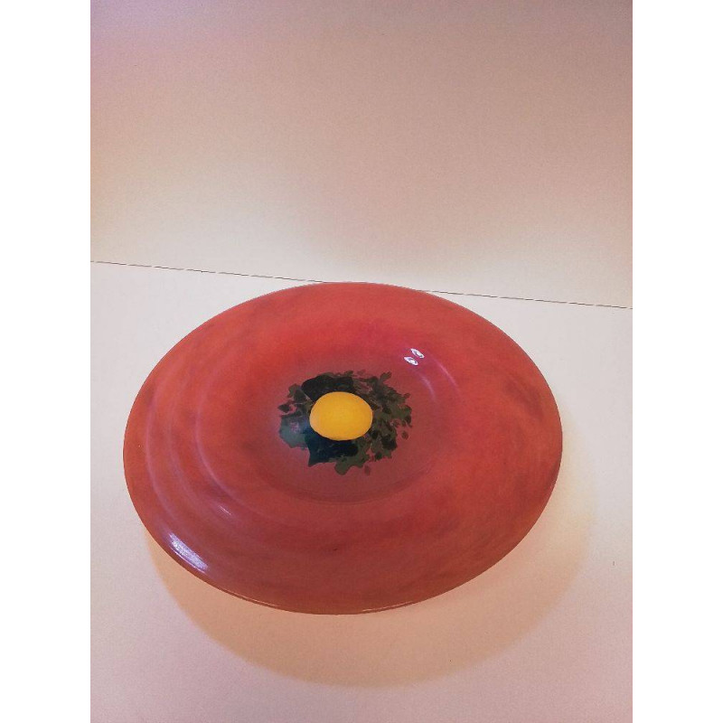 CENTRE DE TABLE ROUGE 