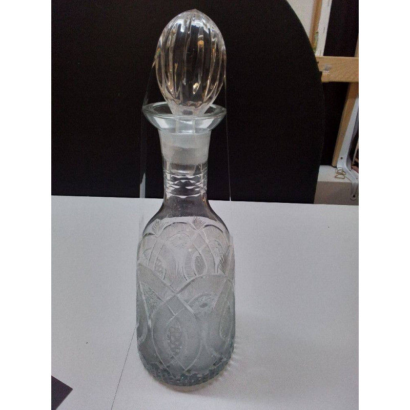 CARAFE EN VERRE + BOUCHON 
